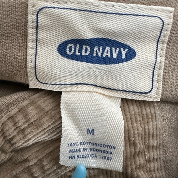 Old Navy Utility Jacket Belted Cotton Safari Jacket Tan Lightweight Size M - Picture 9 of 9